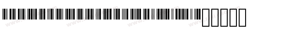 LibreBarcode39Text R字体转换